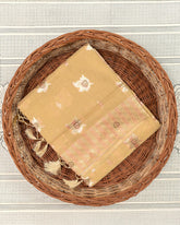 SC3018 - Linen Copper And Silver Butta With Stone